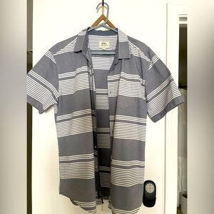 Men’s Short Sleeve Cotton Button Down Shirt